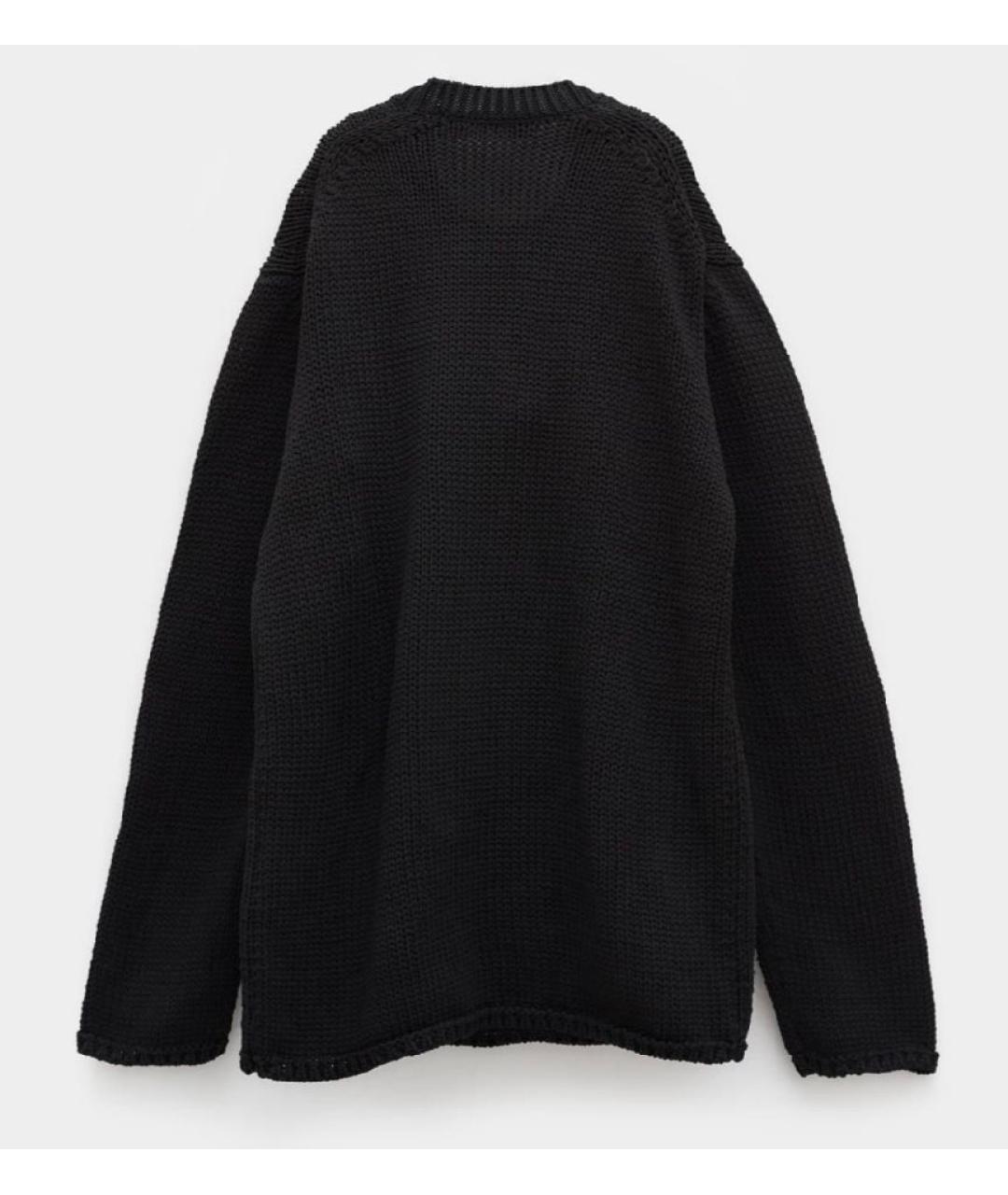 COMME DES GARÇONS Черный полиэстеровый джемпер / свитер, фото 2