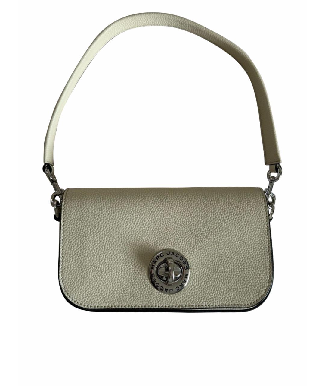 MARC JACOBS Бежевая кожаная сумка через плечо, фото 1