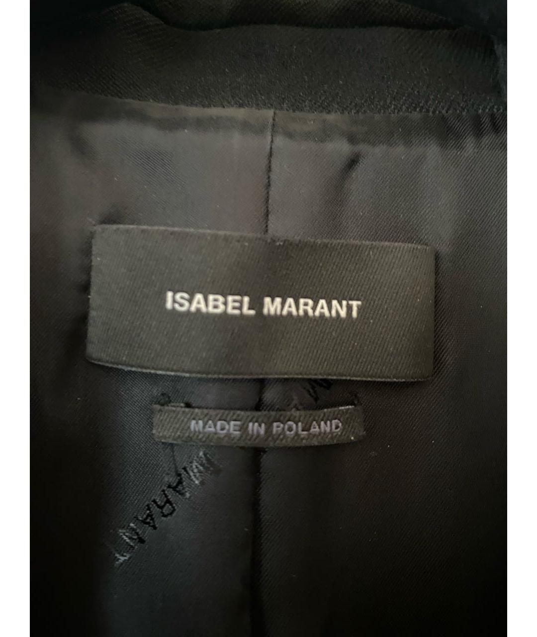ISABEL MARANT Черный шерстяной жакет/пиджак, фото 6