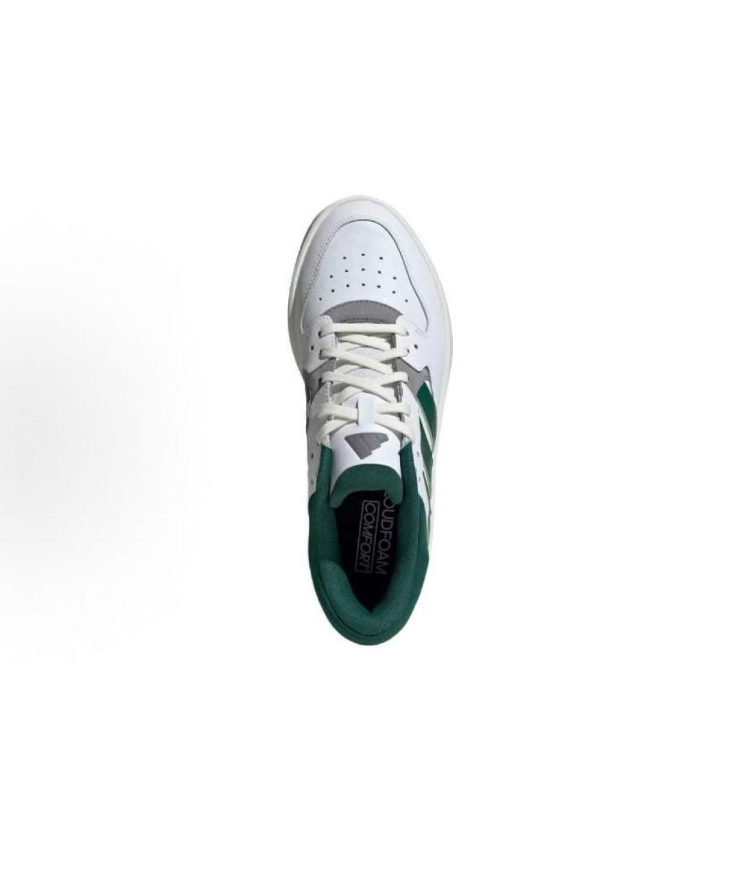 ADIDAS Белые кожаные кроссовки, фото 6
