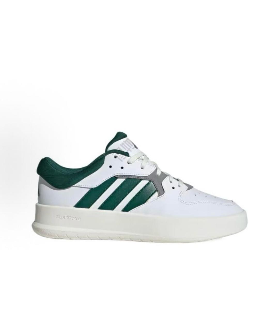 ADIDAS Белые кожаные кроссовки, фото 8
