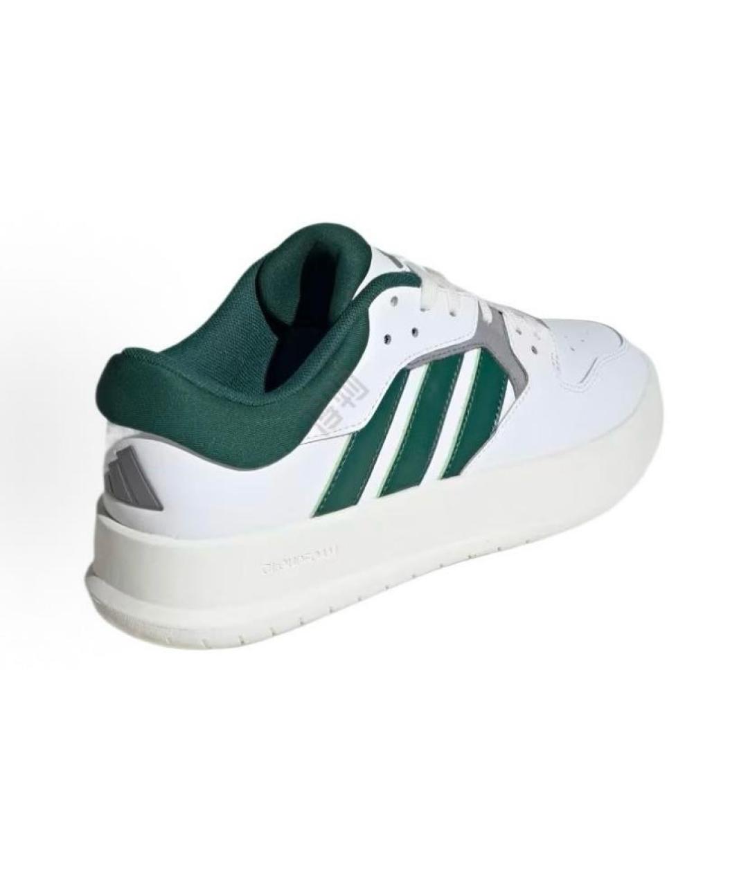 ADIDAS Белые кожаные кроссовки, фото 4