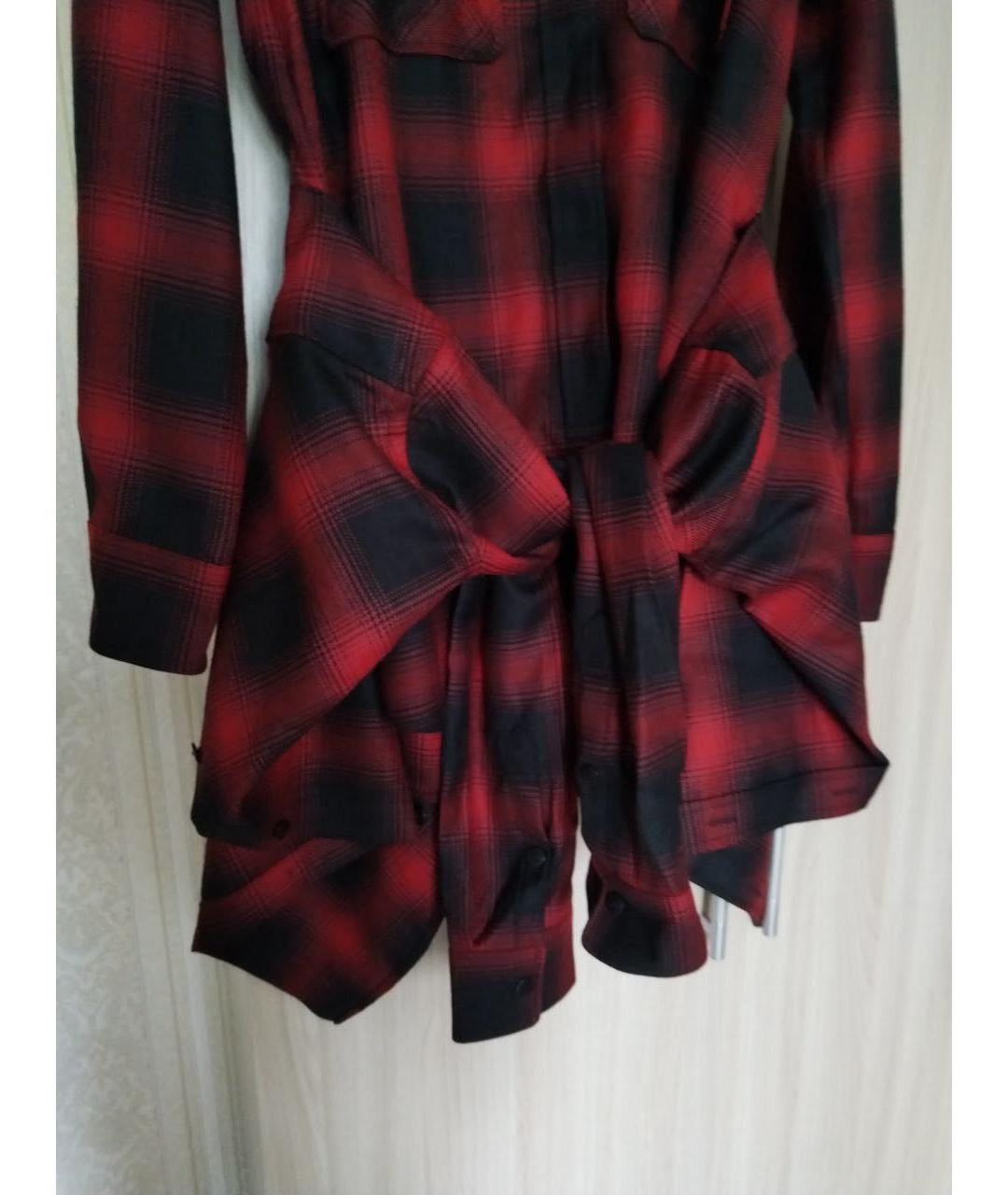ALEXANDER WANG Красный шерстяной комбинезон, фото 7