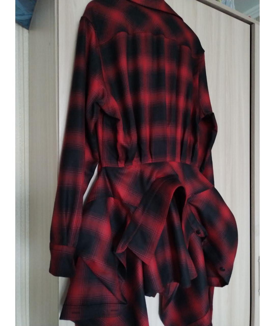 ALEXANDER WANG Красный шерстяной комбинезон, фото 6