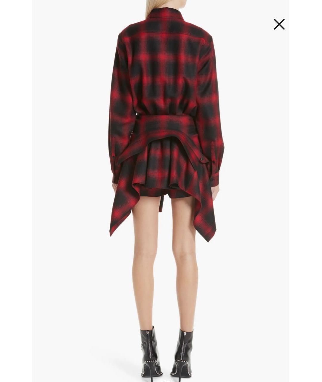 ALEXANDER WANG Красный шерстяной комбинезон, фото 2