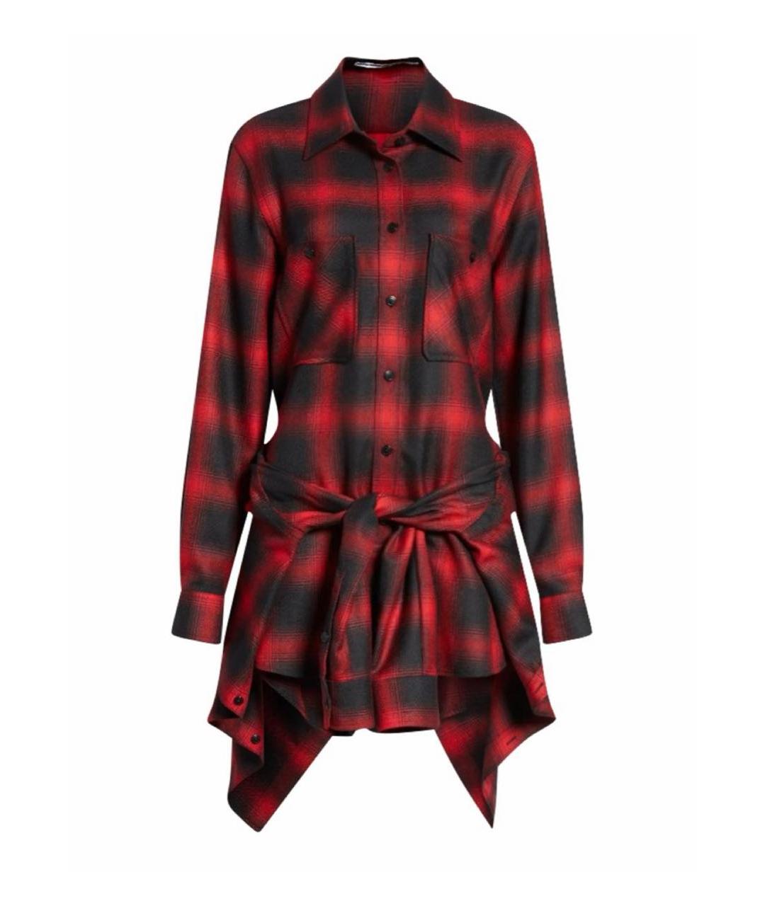 ALEXANDER WANG Красный шерстяной комбинезон, фото 1