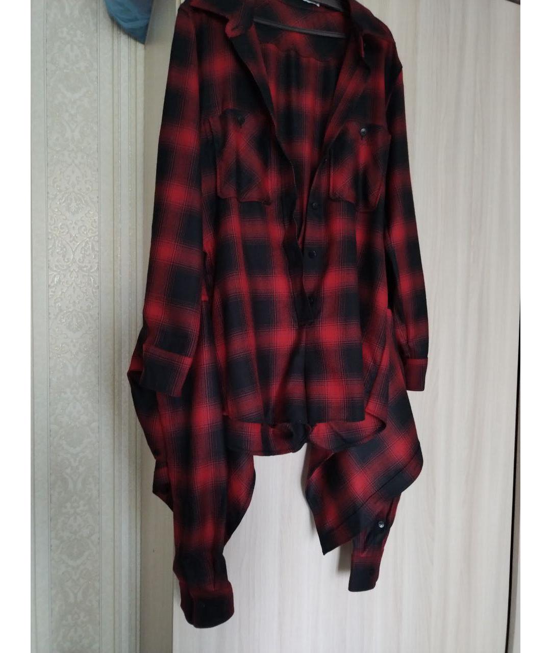 ALEXANDER WANG Красный шерстяной комбинезон, фото 8