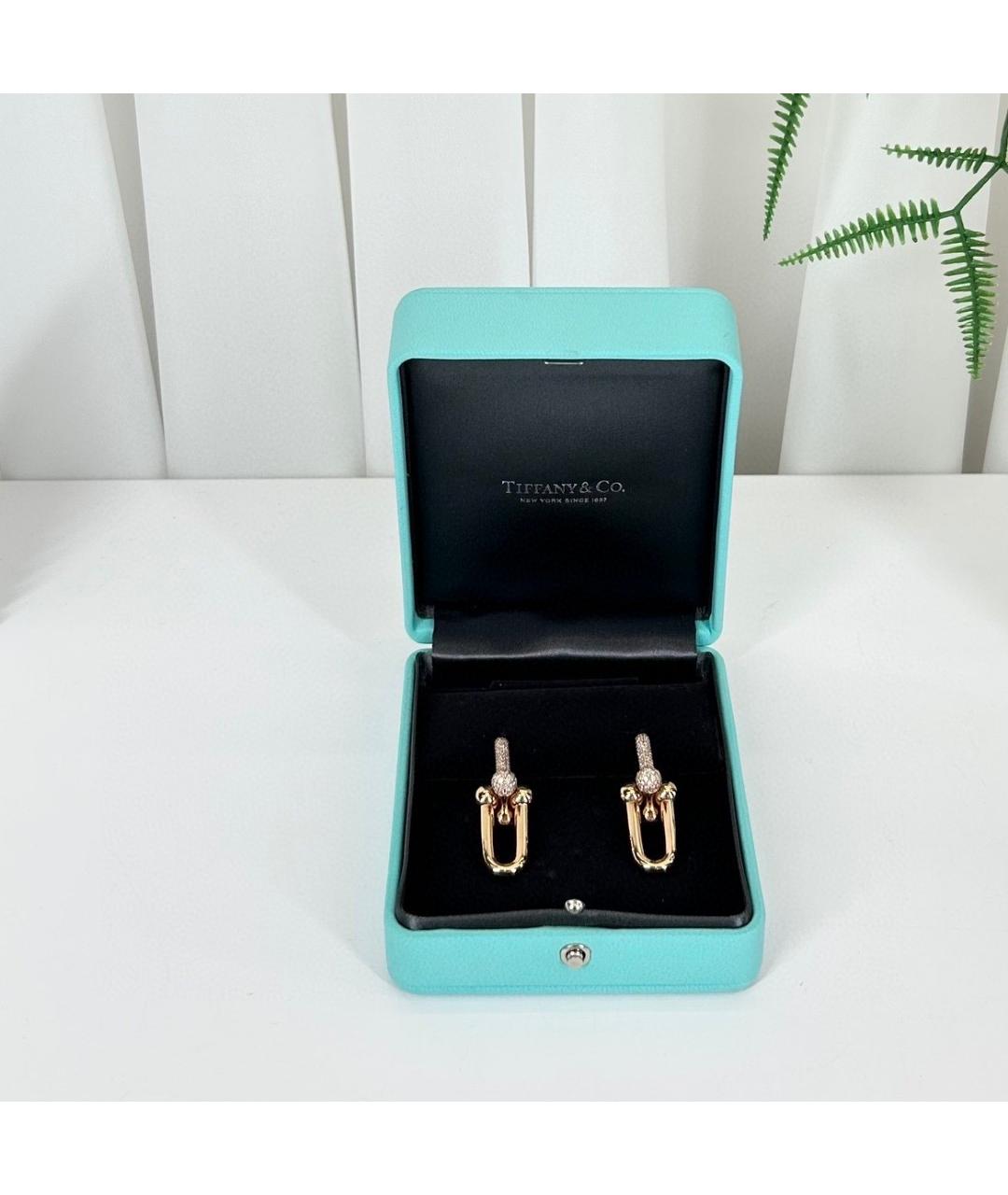 TIFFANY&CO Золотые серьги из розового золота, фото 2