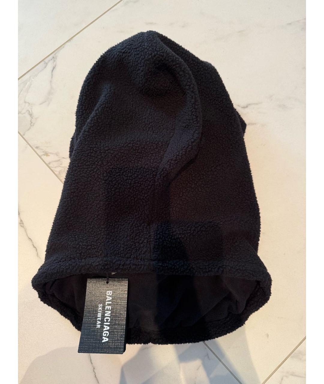 BALENCIAGA Черная синтетическая шапка, фото 2