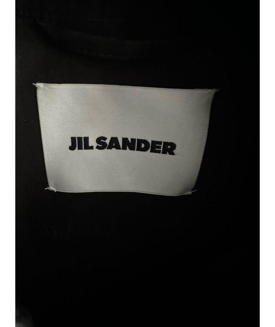 JIL SANDER Черная хлопковая куртка, фото 4