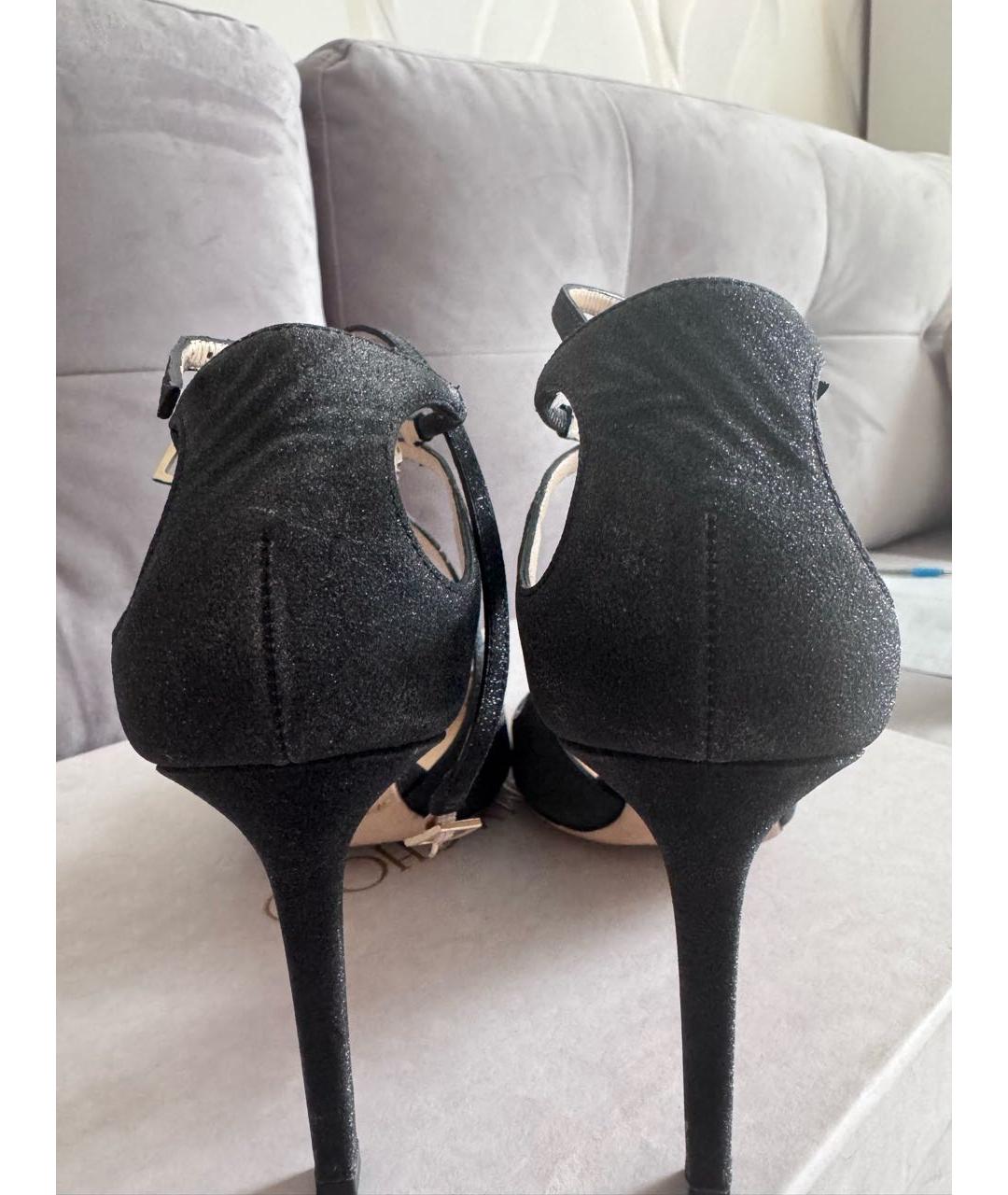 JIMMY CHOO Черные кожаные туфли, фото 7