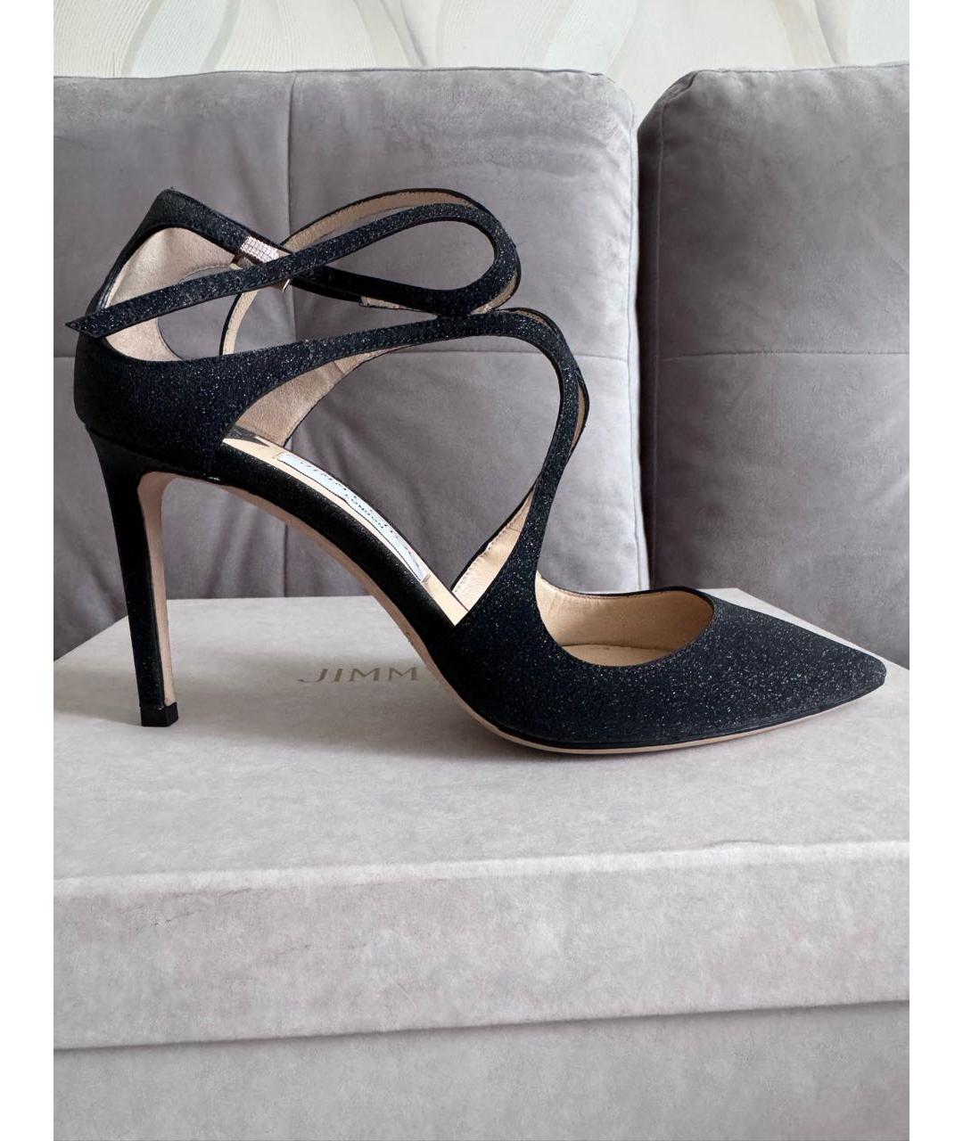 JIMMY CHOO Черные кожаные туфли, фото 9