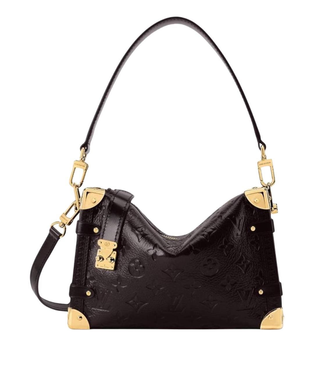 LOUIS VUITTON Коричневая кожаная сумка с короткими ручками, фото 1