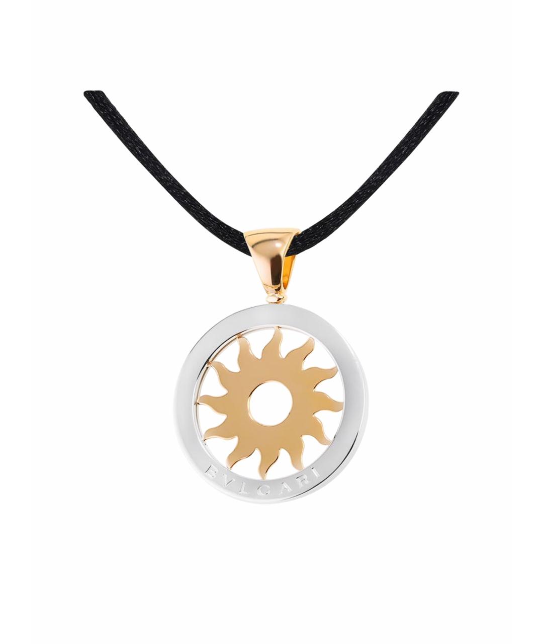 BVLGARI Желтая подвеска из белого золота, фото 1