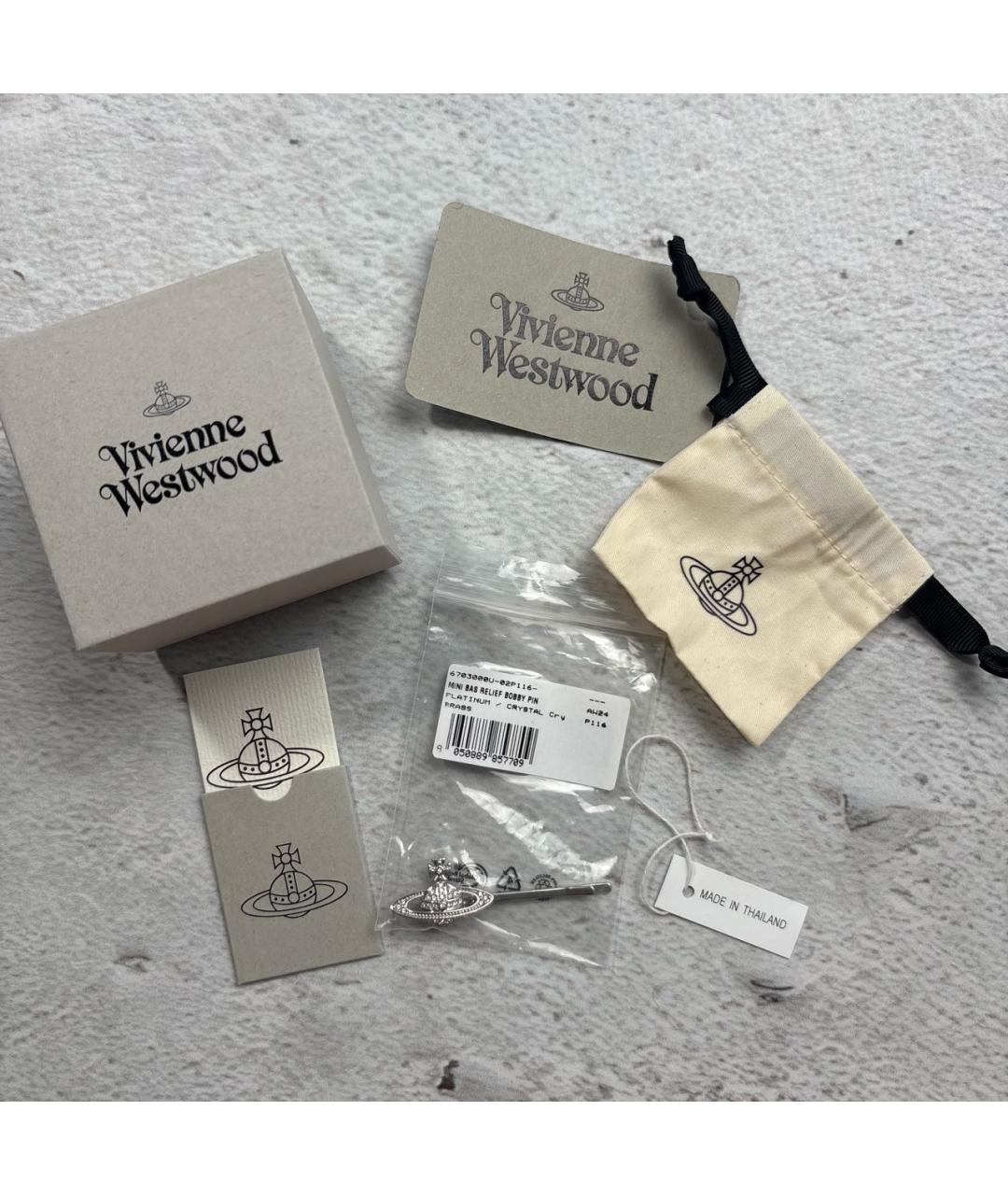 VIVIENNE WESTWOOD Серебряная заколка, фото 6