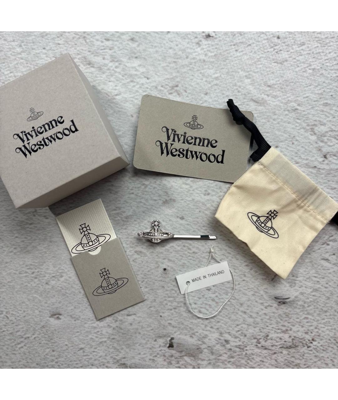 VIVIENNE WESTWOOD Серебряная заколка, фото 5