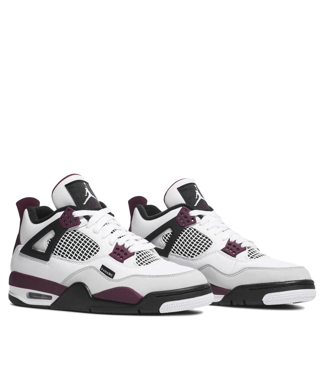 JORDAN Белые кожаные высокие кроссовки / кеды, фото 2