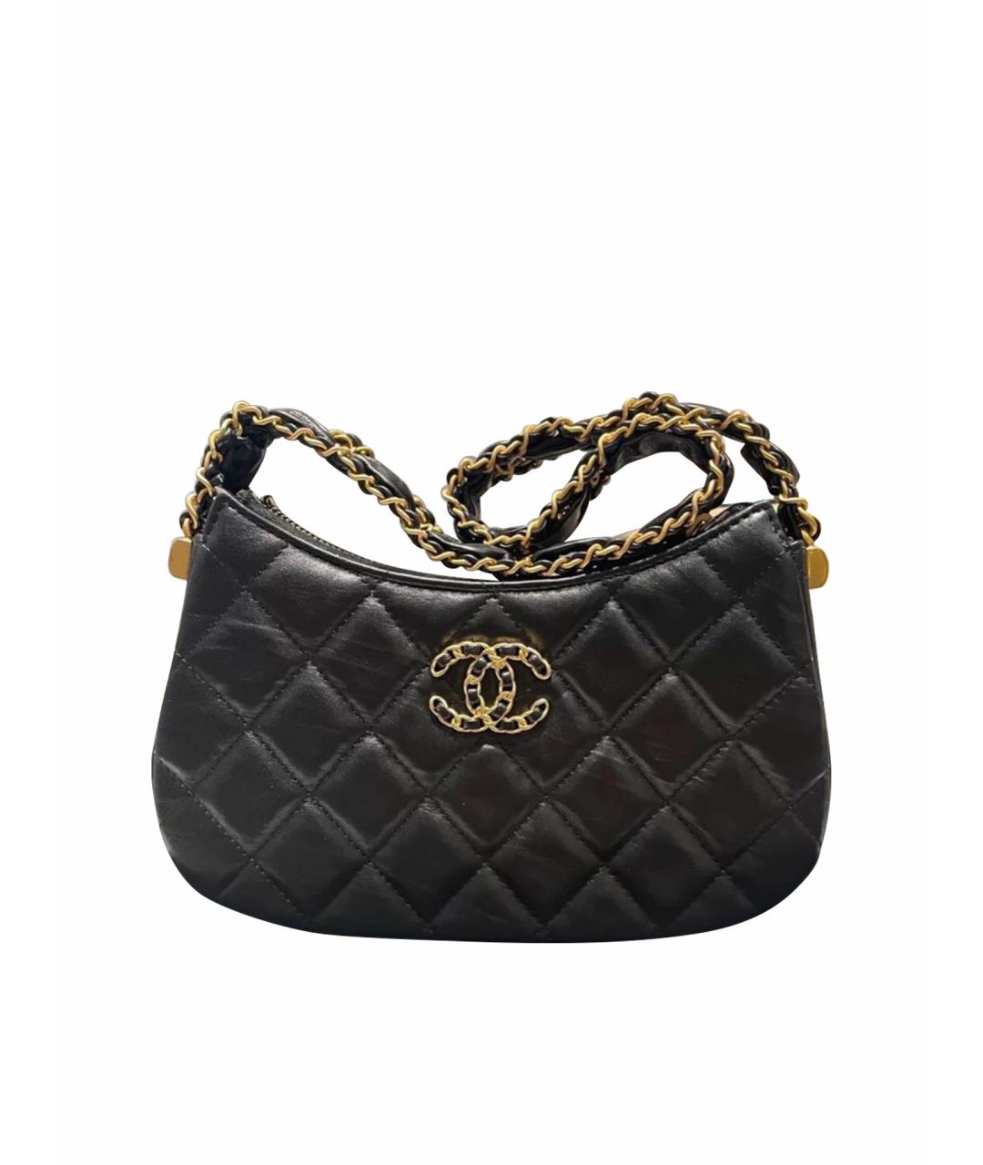 CHANEL Черная кожаная сумка тоут, фото 1