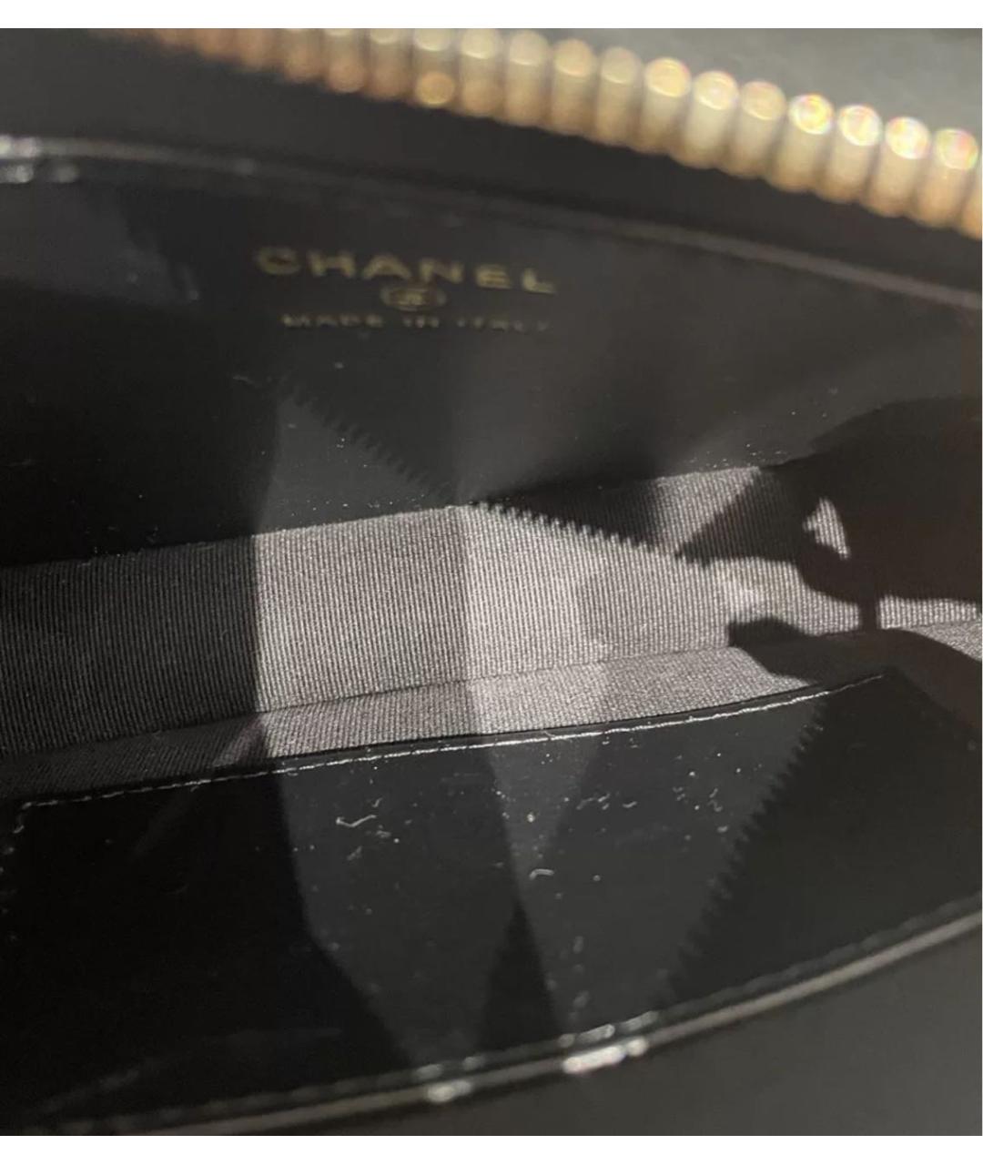 CHANEL Черная кожаная сумка тоут, фото 6