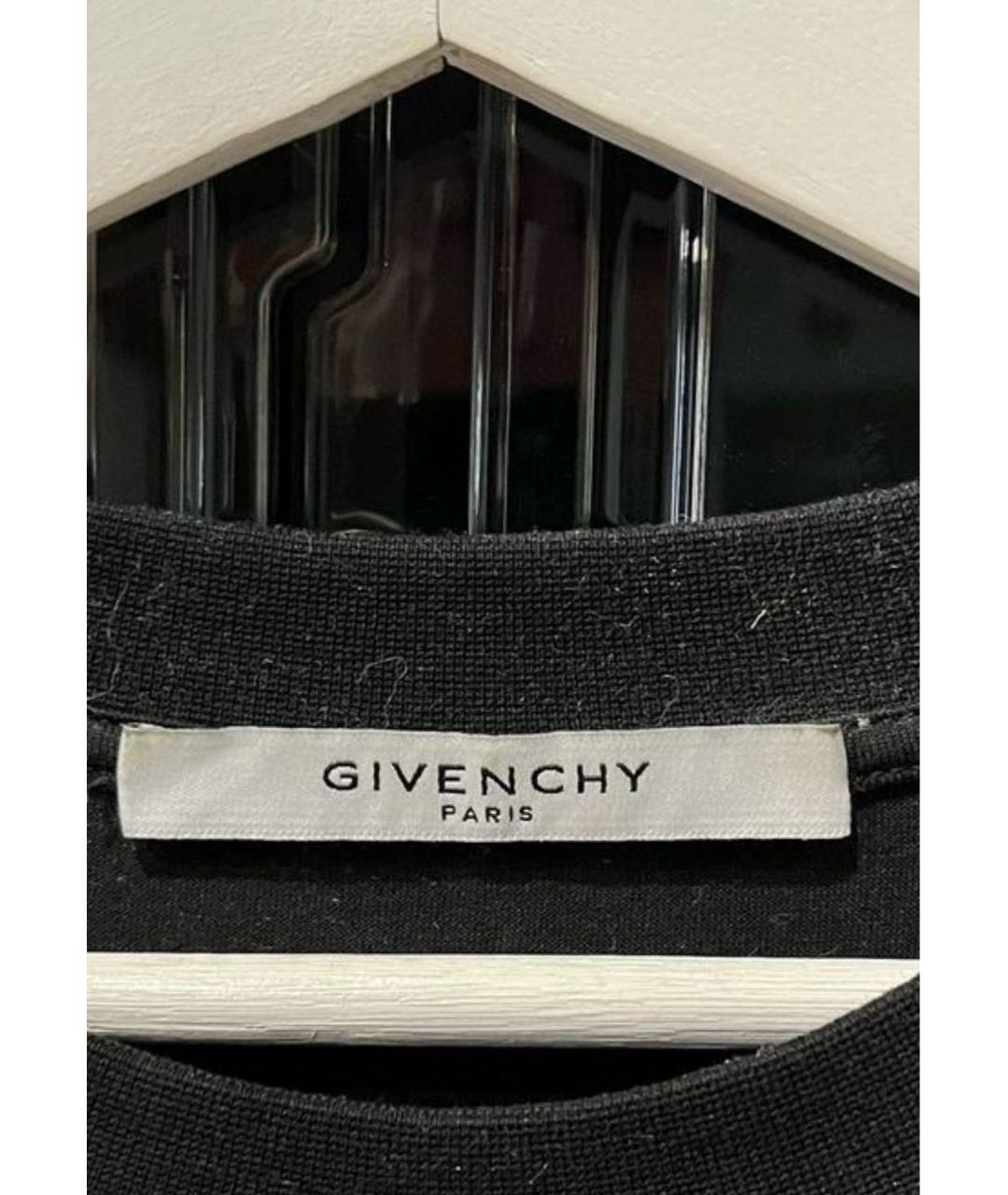 GIVENCHY Черная хлопковая футболка, фото 3