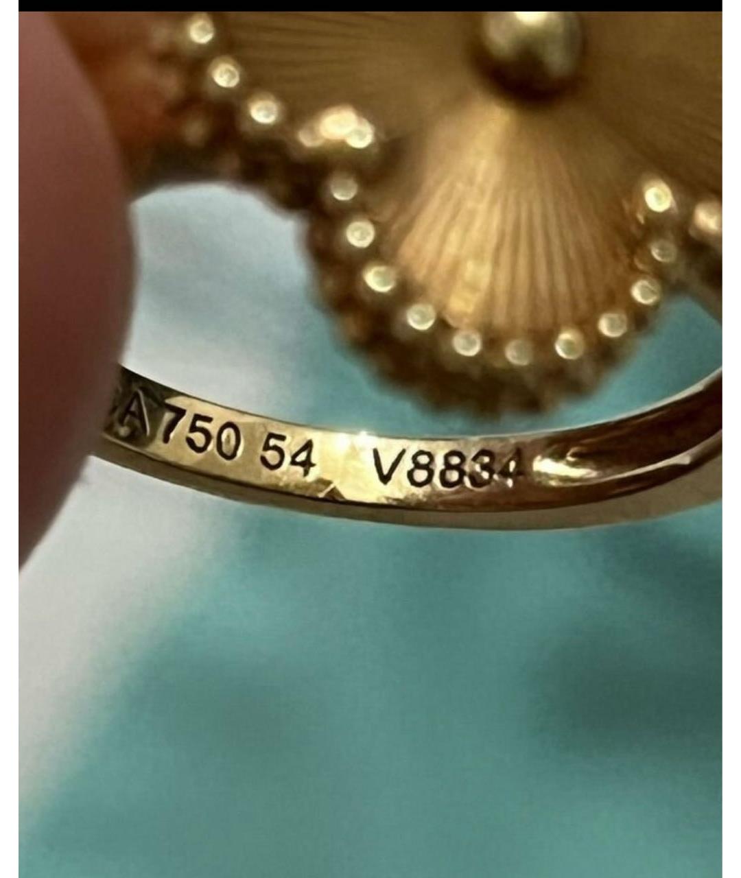VAN CLEEF & ARPELS Желтое кольцо из желтого золота, фото 4