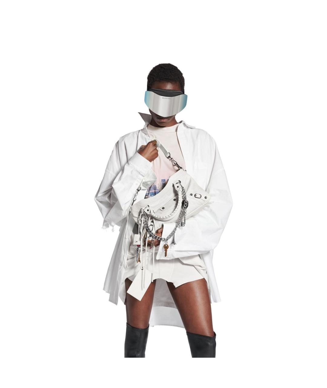 BALENCIAGA Белый брелок, фото 5