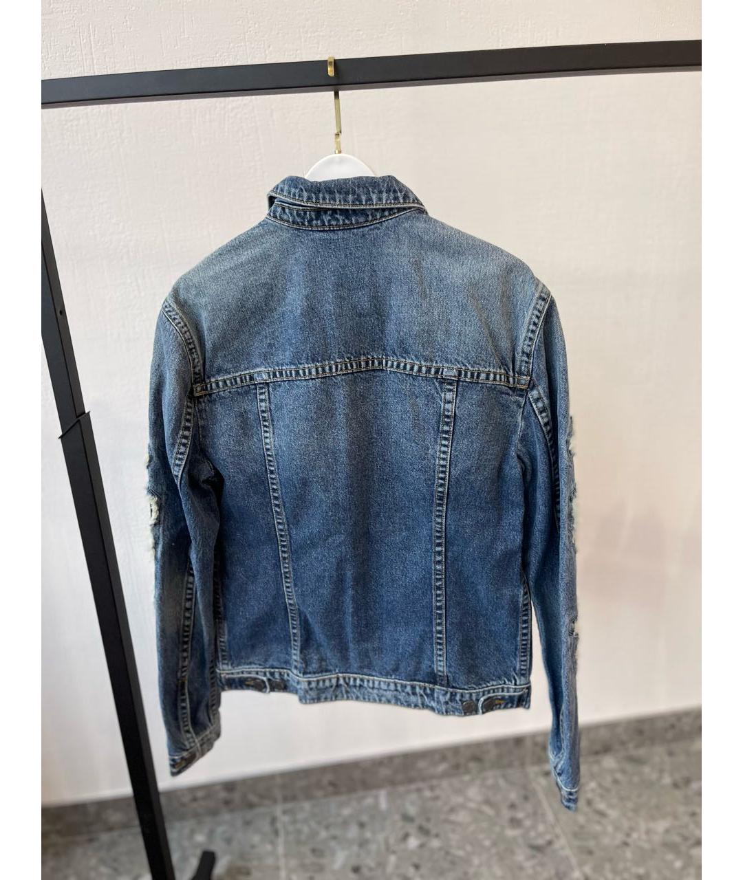 HELMUT LANG Синяя деним куртка, фото 6