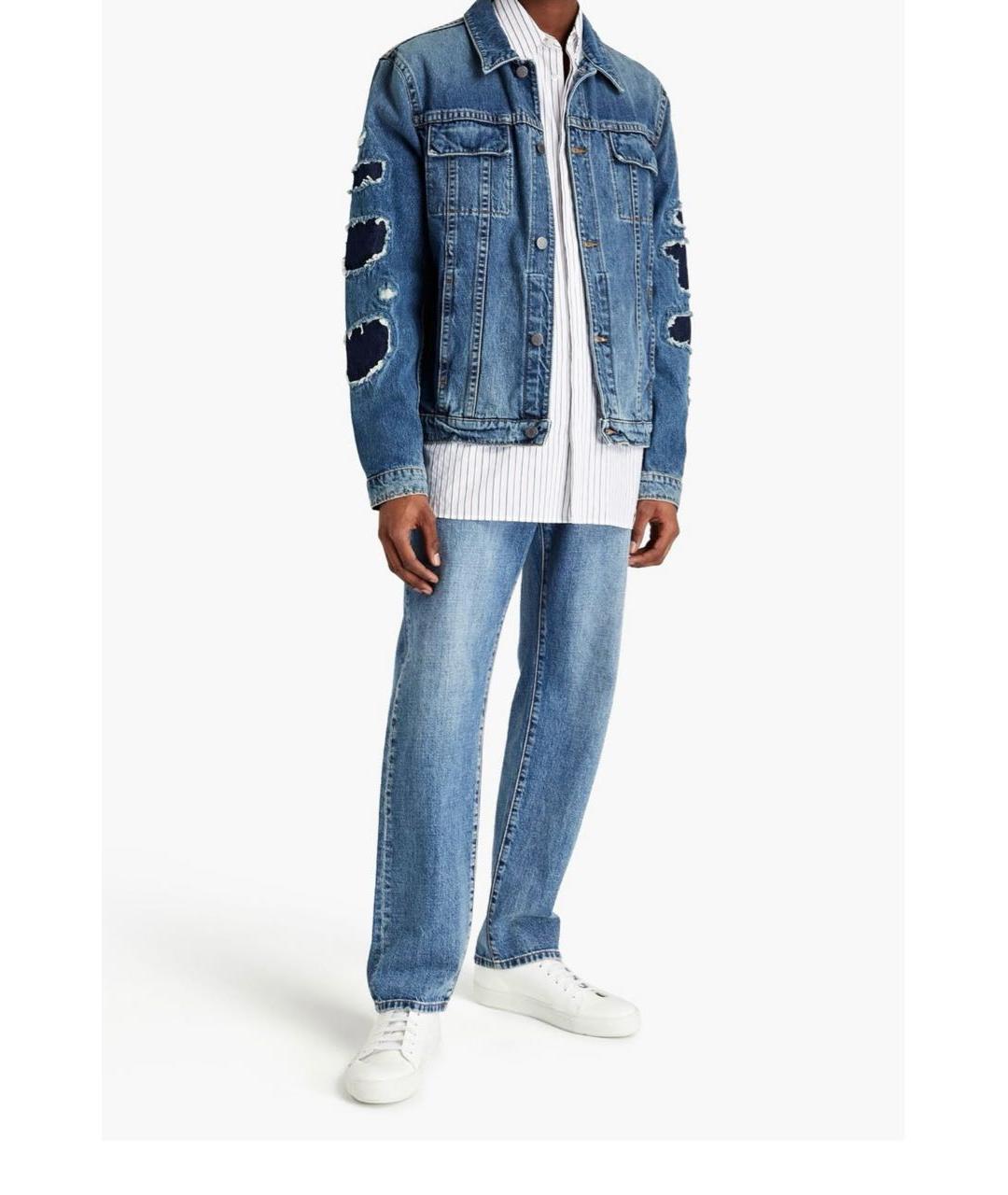 HELMUT LANG Синяя деним куртка, фото 2