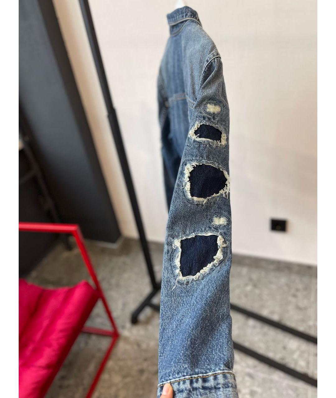 HELMUT LANG Синяя деним куртка, фото 5