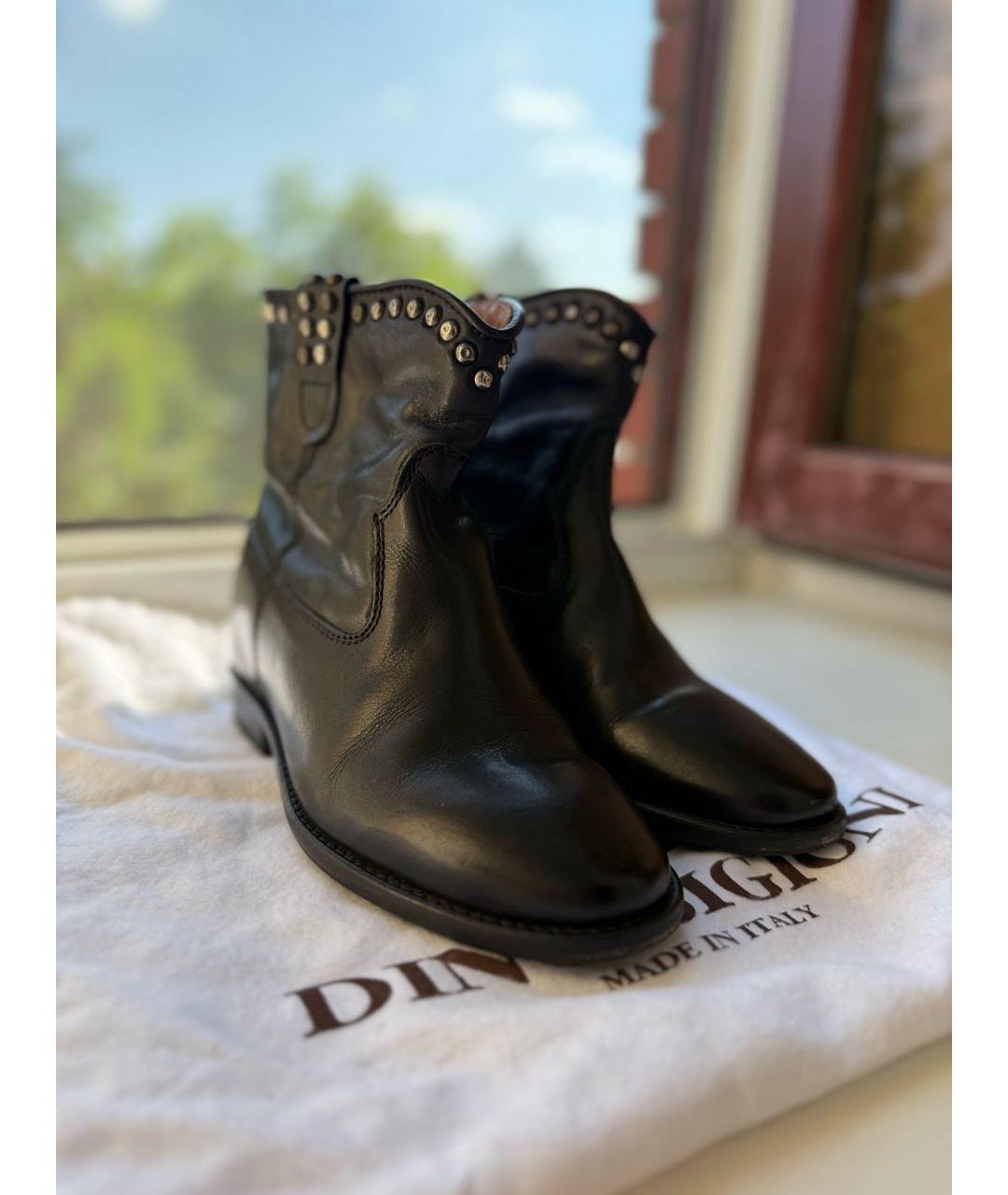 ISABEL MARANT Черные кожаные сапоги, фото 2