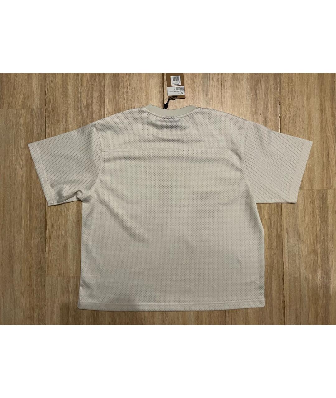 STUSSY Бежевая хлопковая футболка, фото 2