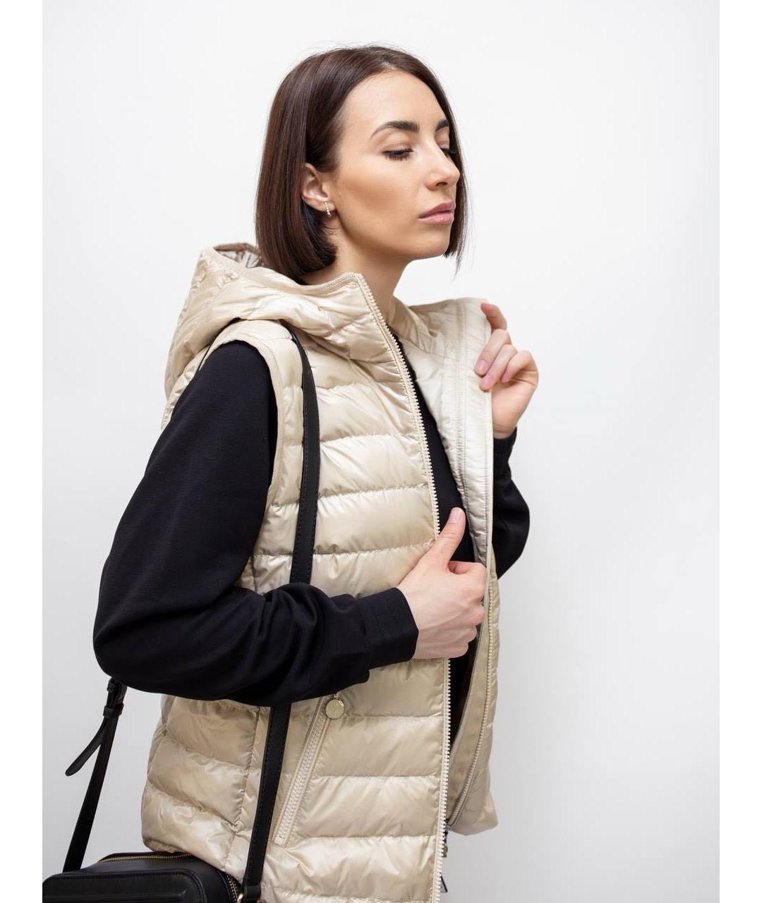 MONCLER Бежевый жилет, фото 2