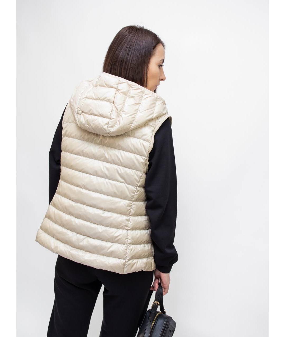 MONCLER Бежевый жилет, фото 5