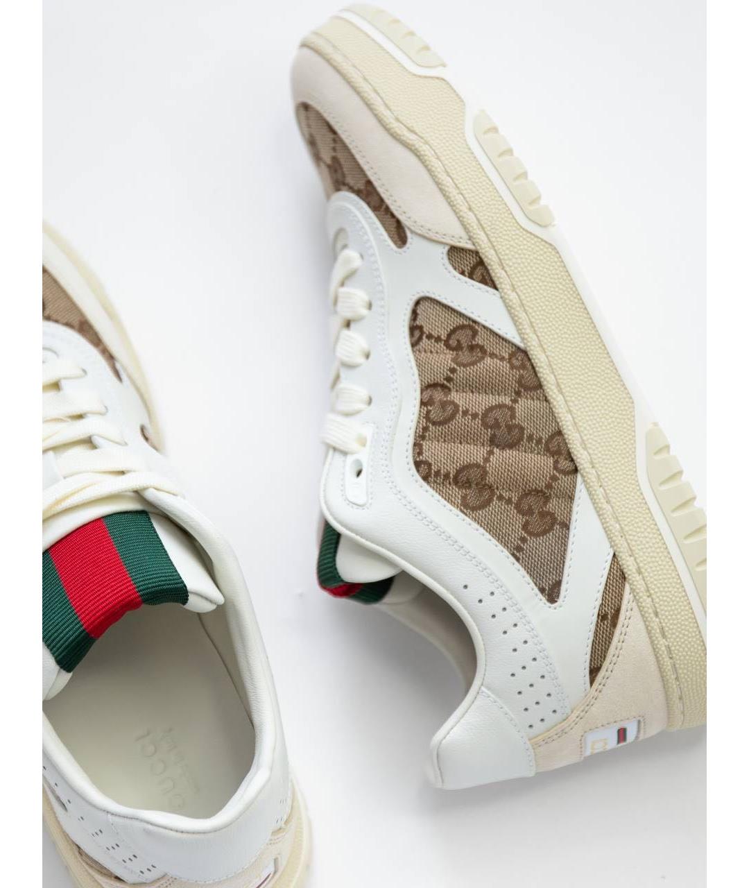 GUCCI Мульти кожаные кроссовки, фото 7