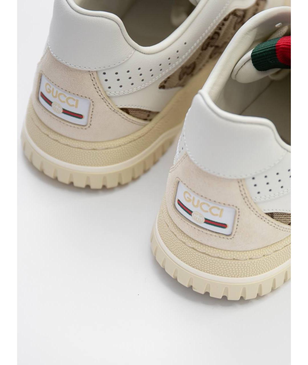 GUCCI Мульти кожаные кроссовки, фото 5