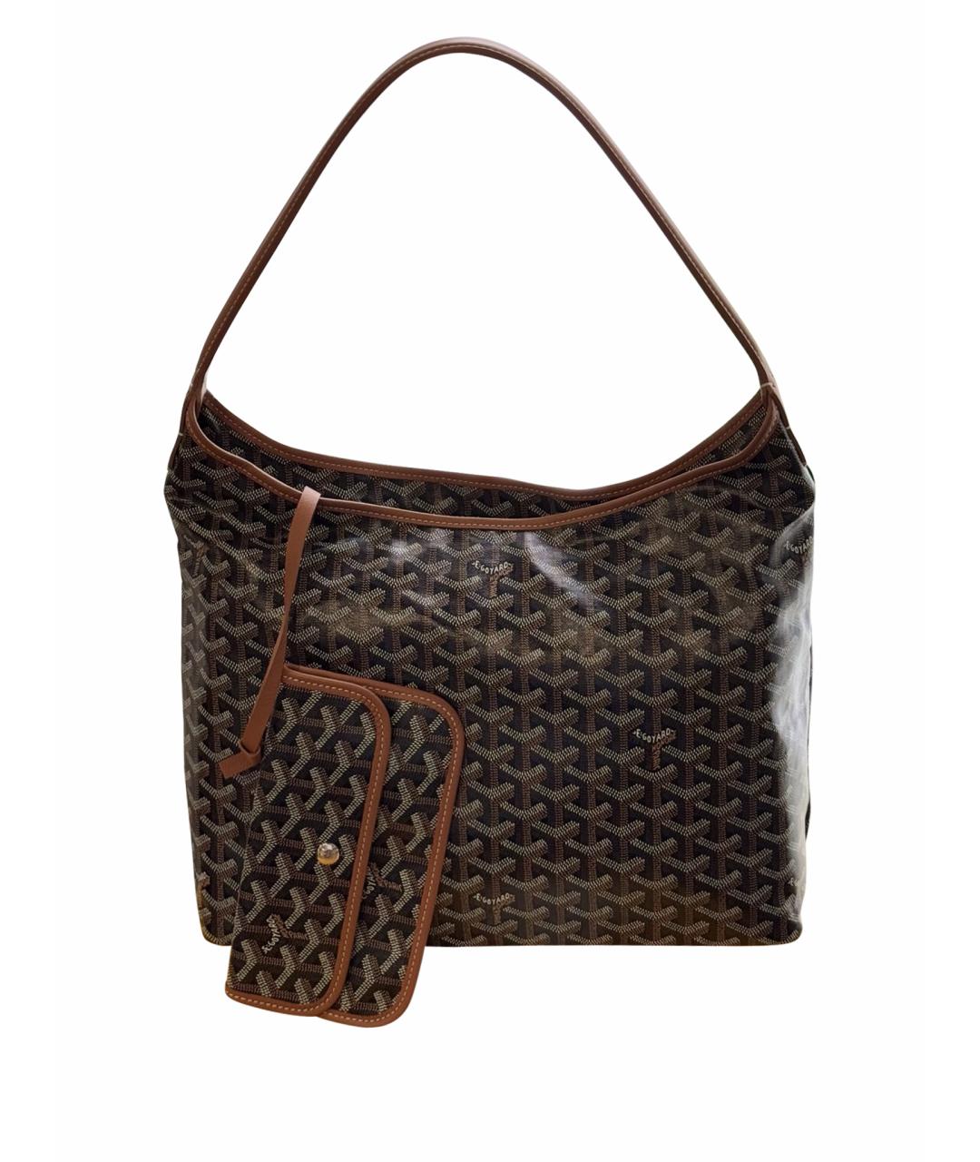GOYARD Коричневая сумка через плечо из искусственной кожи, фото 1