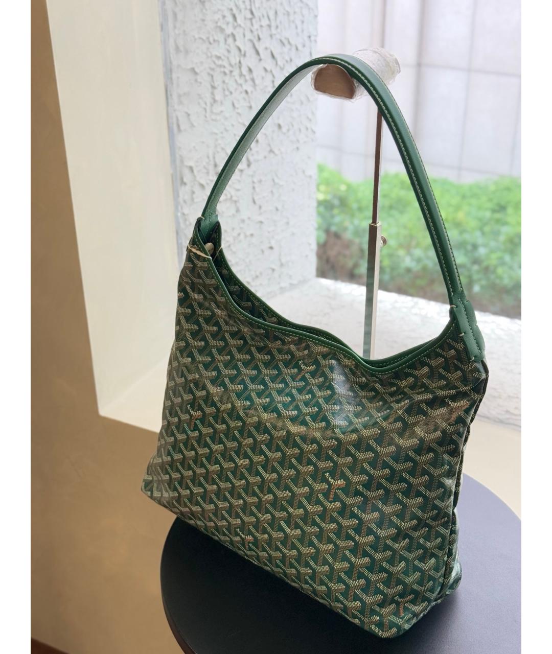 GOYARD Зеленая сумка через плечо из искусственной кожи, фото 6