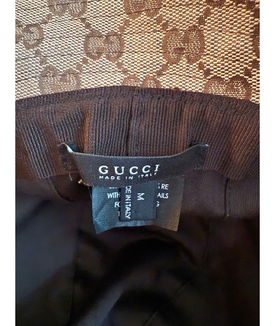 GUCCI Бежевая хлопковая шляпа, фото 2