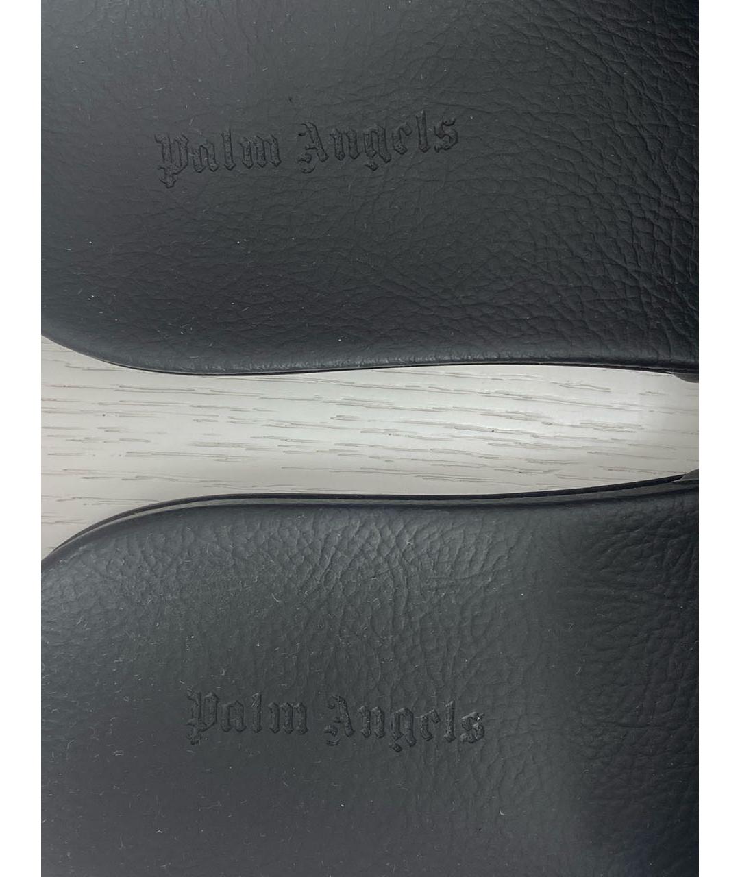 PALM ANGELS Черные шлепанцы, фото 7