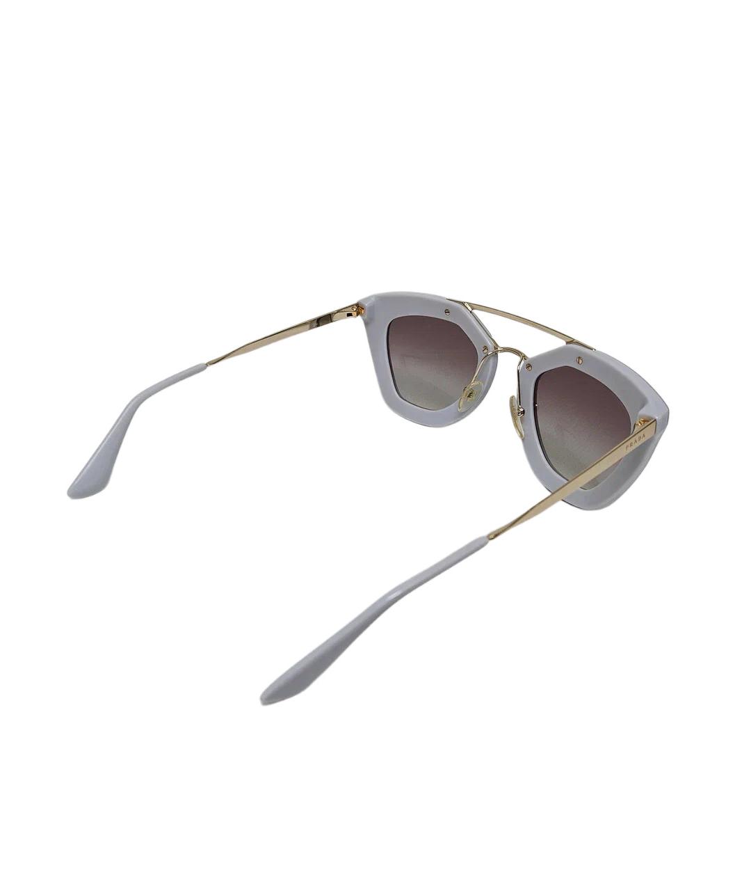 PRADA Серые пластиковые солнцезащитные очки, фото 4