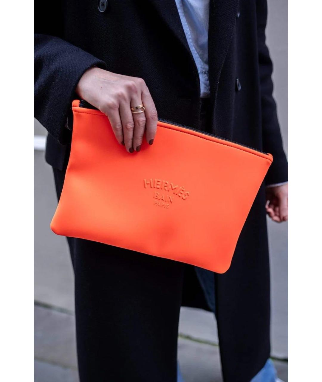 HERMES BEAUTY Оранжевая косметичка, фото 6