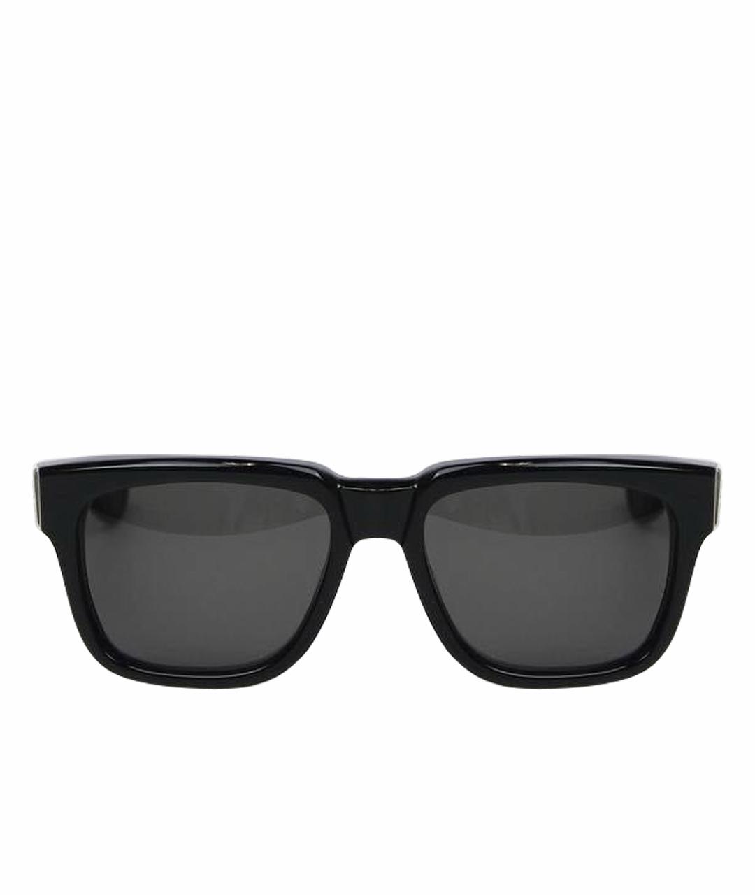 CHROME HEARTS Черные пластиковые солнцезащитные очки, фото 1