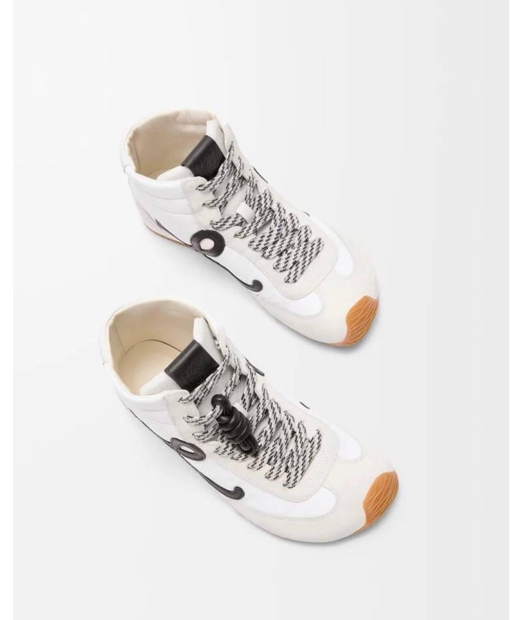 LOEWE Белые кроссовки, фото 6