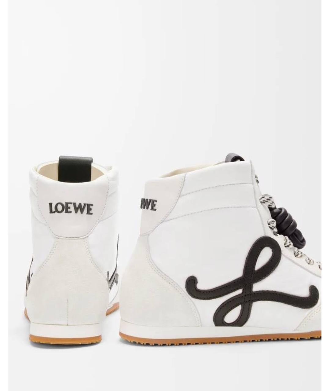 LOEWE Белые кроссовки, фото 3