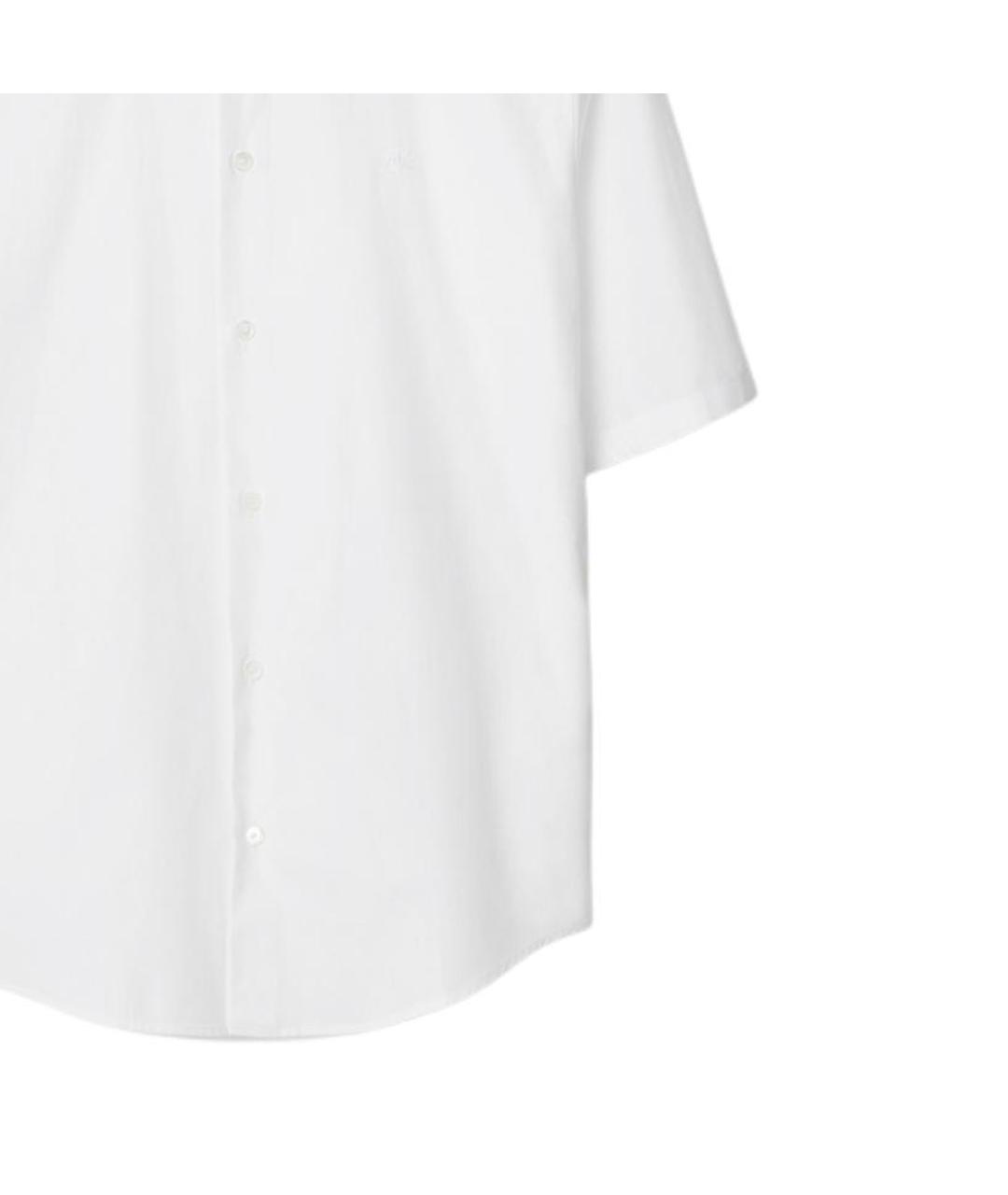 BURBERRY Белая хлопковая кэжуал рубашка, фото 2