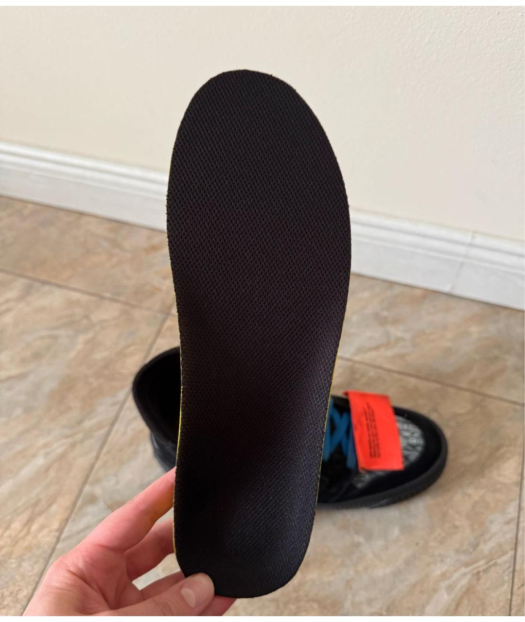 OFF-WHITE Черные высокие кроссовки / кеды, фото 7