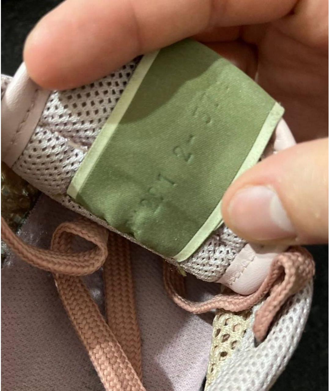 VALENTINO Розовые текстильные кроссовки, фото 6