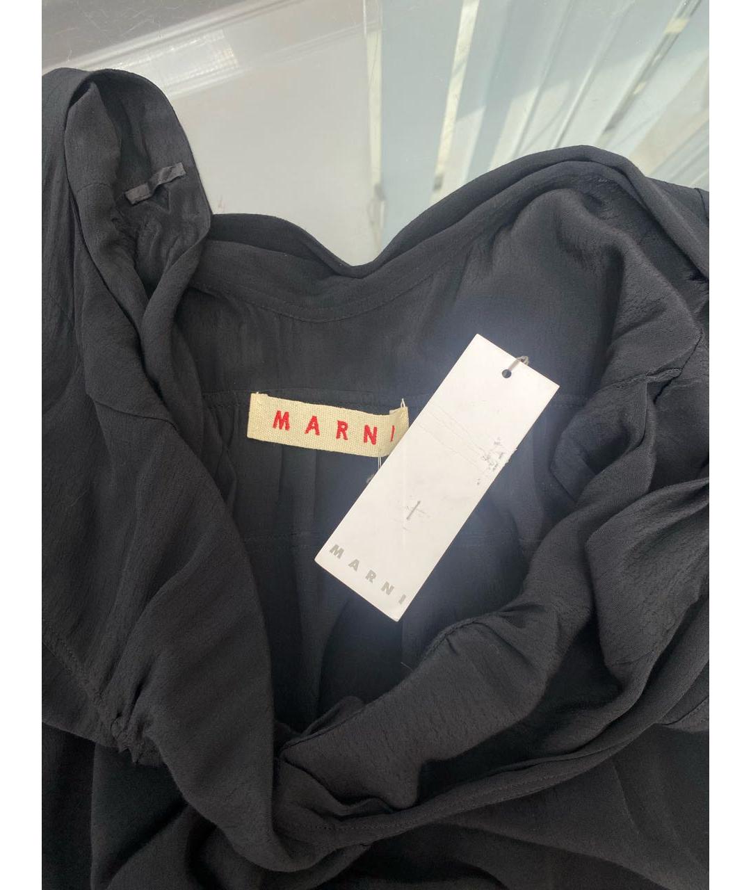 MARNI Черная майка, фото 3