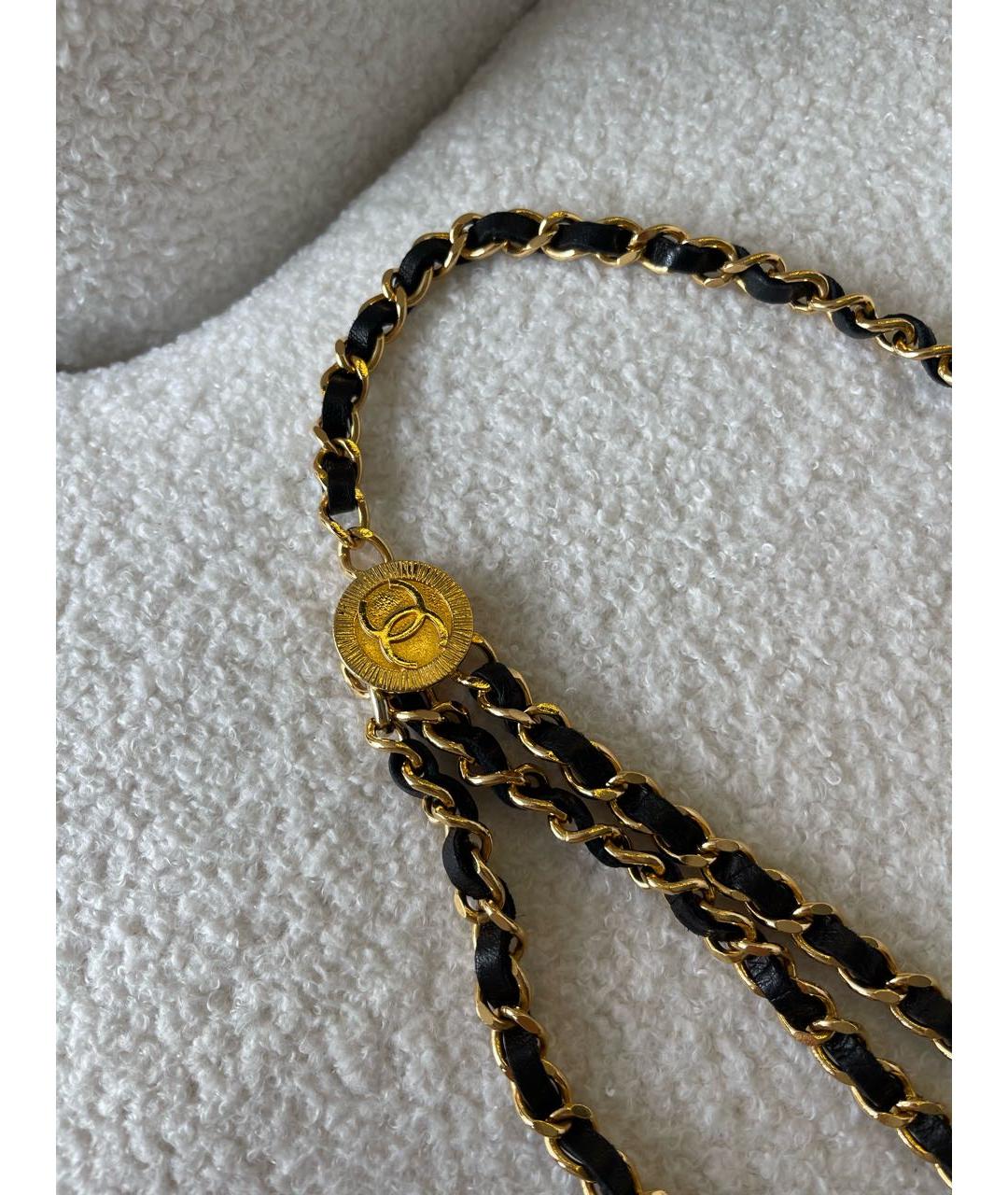 CHANEL Черный ремень, фото 6