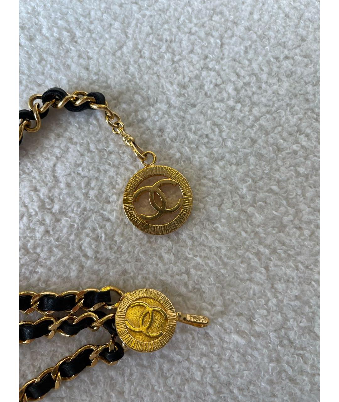 CHANEL Черный ремень, фото 8